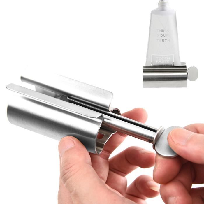 Presse tube dentifrice inox
