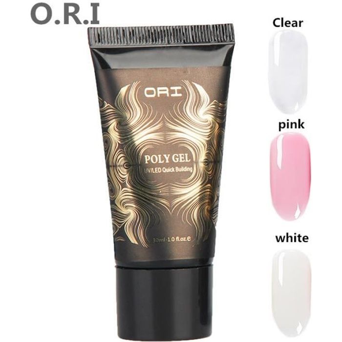 Lots polygel construction pour ongle 3 flacons