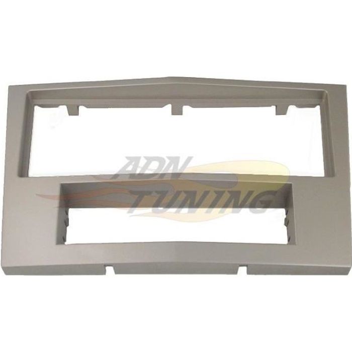Façade autoradio 1DIN Opel Corsa D 06-11 - Beige - avec vide poche