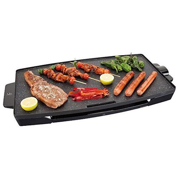 Grill électrique 2200W - Plancha plaque de cuisson sans matiere grasses