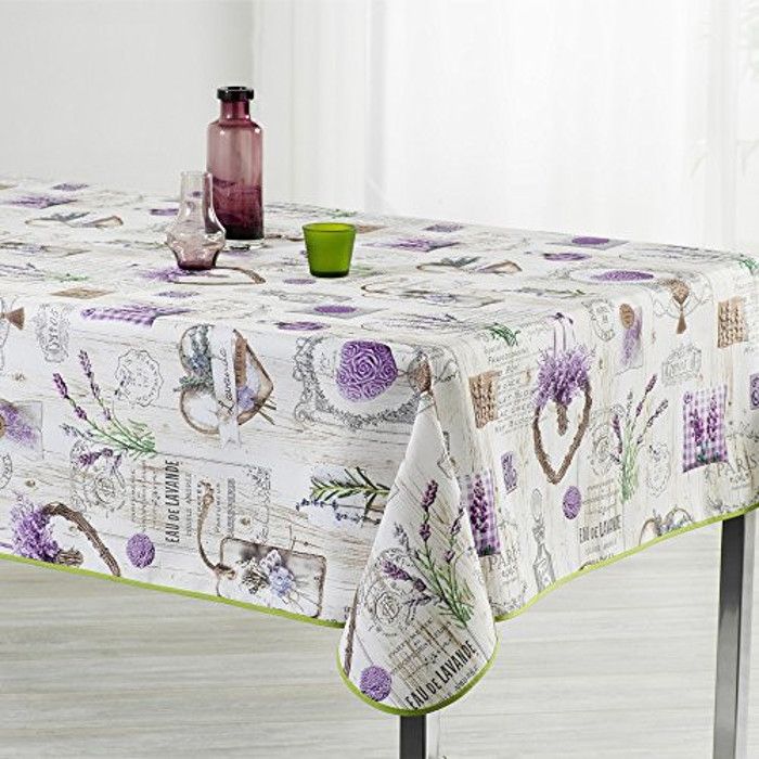Nappe lavande 33918np 2m40 x 1m48 anti tache et infroissable