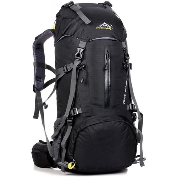 UMEICOOL 50L Imperméable Sac à dos Grande Contenance Backpack avec Housse de Pluie pour Sport Randonnée Tre13