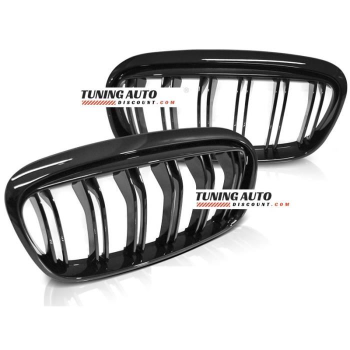 CALANDRE BMW F45 - F46 2014 à 2018 NOIR BRILLANT DOUBLE BAR