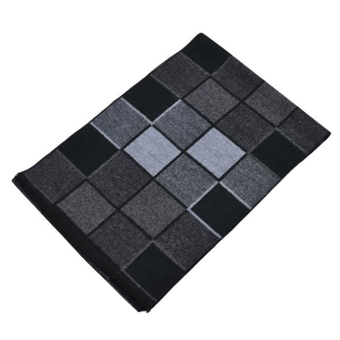 Écharpe Pour Le Cou Pour Hommes Cache-Cou D'hiver _Noir
