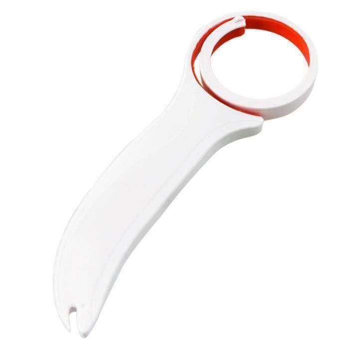 ROUGE 3 en 1 Décapsuleur Multifonctionnel Ouvre Conserve Jar Bocal Ouvre-bouteille Ouvre-boîtes Universel