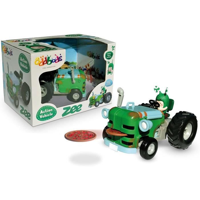Modelco Voiture Oddbods Zee et Son Tracteur