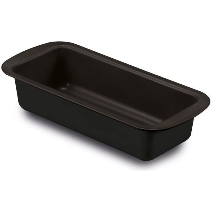 CAKE ini Gardenia Moule agrave cake 25 x 11 cm acier avec revecirctement antiadheacuterent couleur noire646