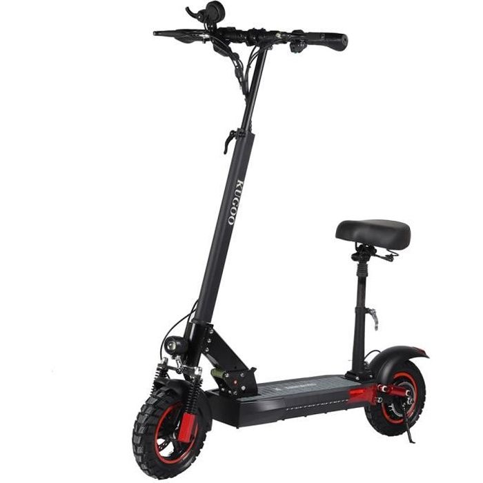Trottinette Électrique KUGOO KIRIN M4 Pro Moteur 500W Scooter electrique Tout-Terrain Pneus 10- 16Ah
