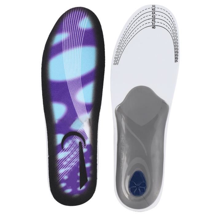 EBTOOLS Semelle orthopédique 1 Paire Support de Pieds Plats Semelles Orthopédiques Semelles Coussinets de Chaussures(L (40-60) )