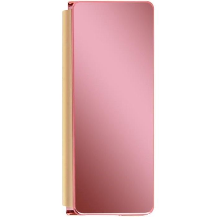 Étui Samsung Galaxy Z Fold 2 Clapet Miroir Translucide Ultra-fin Rose gold