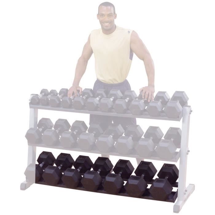 Body Solid Ensemble d'haltères pour porte-haltère GDR60