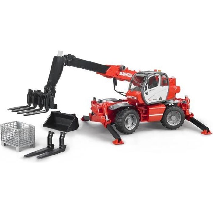 BRUDER - Manitou téléscopique MRT 2150 avec accessoires