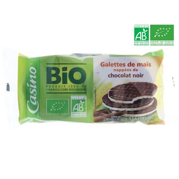 Galettes Maïs Chocolat noir BIO 100 g