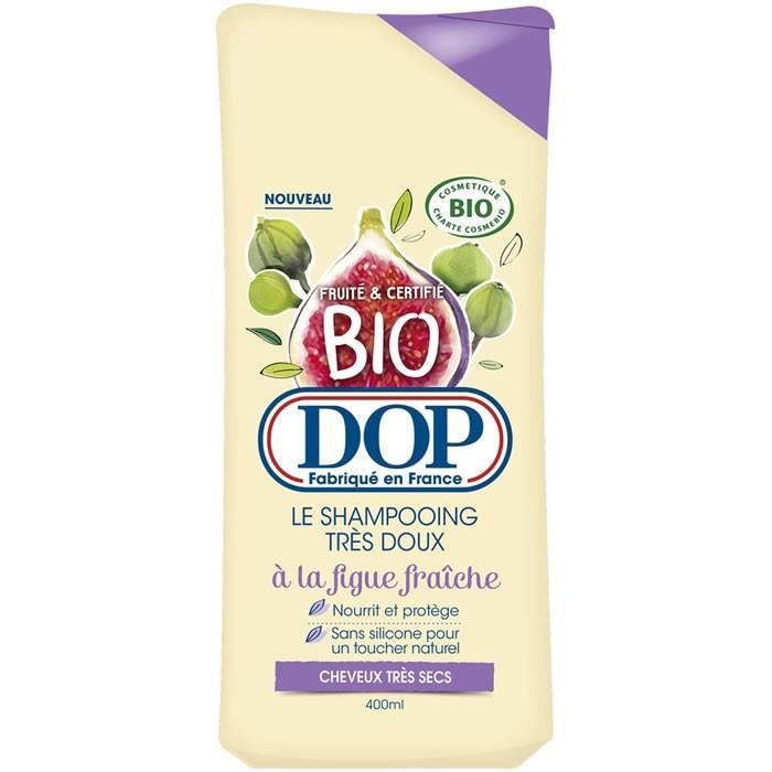 LOT DE 4 - DOP : Bio - Shampooing très doux à la figue frâiche 400ml