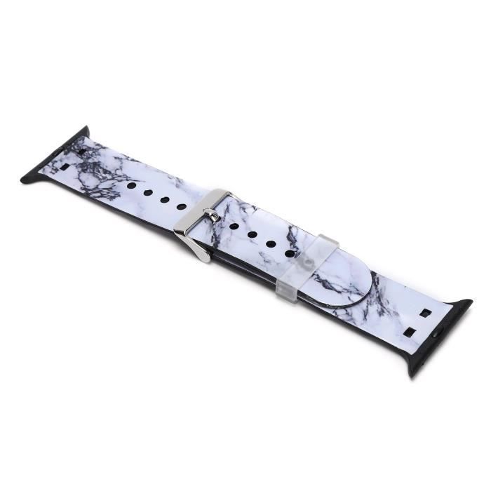EJ.life bracelet de montre de remplacement Remplacement du bracelet de montre réglable ultra-mince pour montre IOS SE/6/5/4/3/2/1