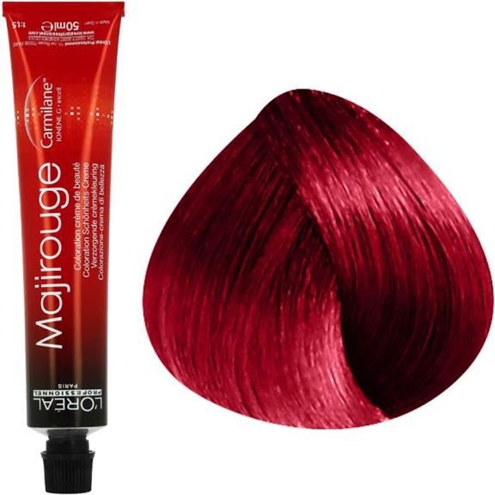 L'Oréal Professionnel Coloration rouge intense sans ammoniaque 6.66 : Blond Foncé Rouge Profond Sans ammoniaque, 50ml