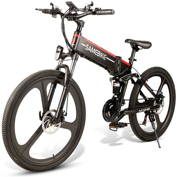 26 pouces Vélo pliant électrique Assistance électrique E-bike 48V 350W Moteur