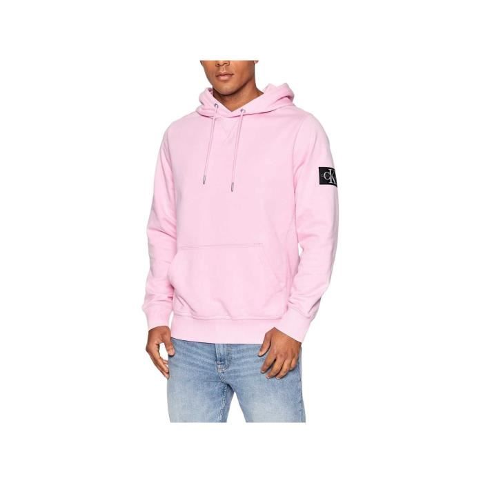 Sweat à capuche MONOGRAM Rose clair