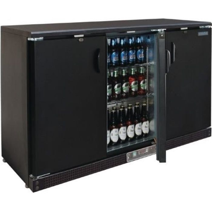 Arrière Bar Réfrigéré 3 Portes Pleines 198 litres - Polar