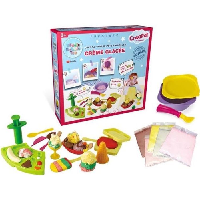 CREAPAT Studio Bubble Tea - Coffret Cadeau Crème glacée - 5 Couleurs