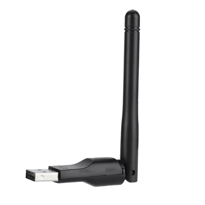 VINGVO Adaptateur Wifi 300 Mbps Carte réseau 300Mbps du récepteur WiFi USB2.0 de l'adaptateur Wifi USB haute vitesse