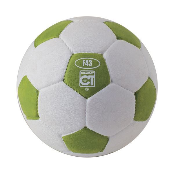 Ballon football caoutchouc taille 3 blanc/Vert