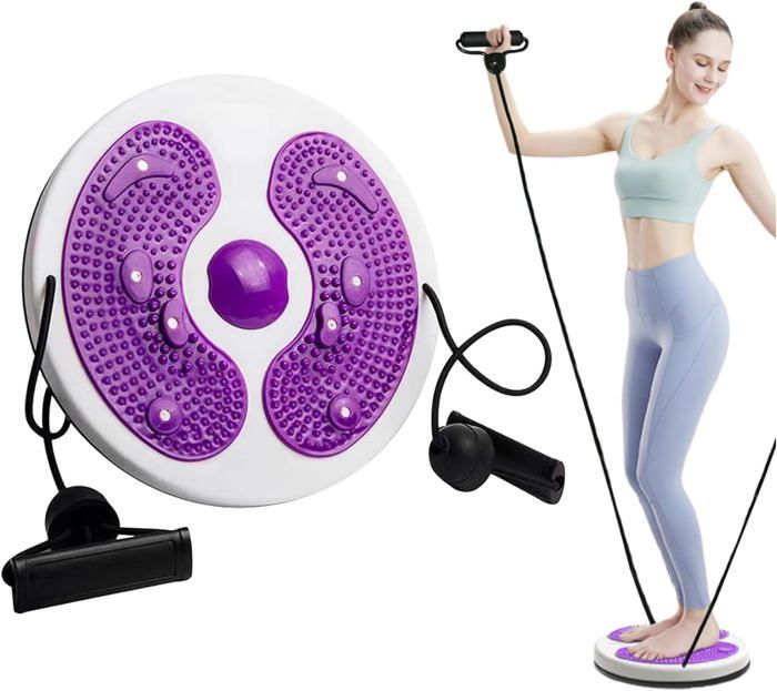 Plaque Rotative D'abdominaux 360°, Disque De Fitness Portable, Exercice Abdominal