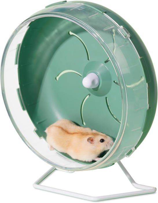 Meilleurs prix pour Roue de Hamster silencieuse de 8.3 pouces, jouets de course pour petits animaux de compagnie, grand, vert