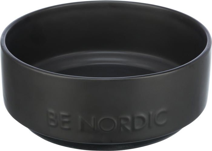 Gamelle pour Chien - TRIXIE - Modèle 24524 - Céramique - 1200 ml - Noir/Taupe Gamelle pour Chien - TRIXIE - Modèle 24524 - Céramique - 1200 ml - Noir/Taupe