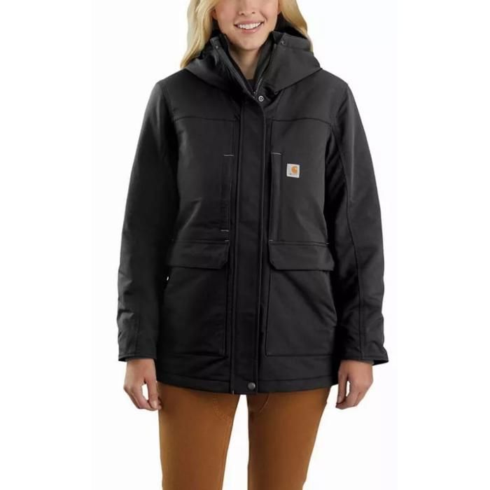 Blouson Femme CARHARTT Super Dux Coat Noir T.L - 104926-L