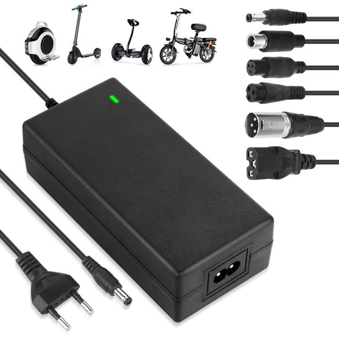 Chargeur Trottinette Électrique 42V 2A Chargeur Trotinette Electrique Chargeur Hoverboard avec 6 Ports Chargeur Trottinette Électrique 42V 2A Chargeur Trotinette Electrique Chargeur Hoverboard avec 6 Ports