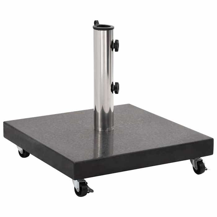 Socle de parasol Granite 30 kg Carré Noir--Mothinessto4163