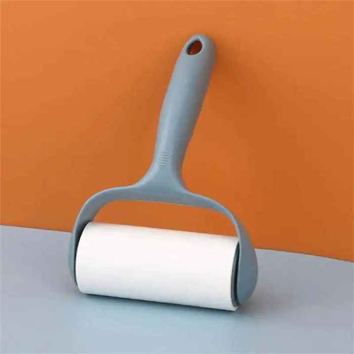 Rouleau de papier collant déchirable,essuie-poussière,poils d'animaux ...