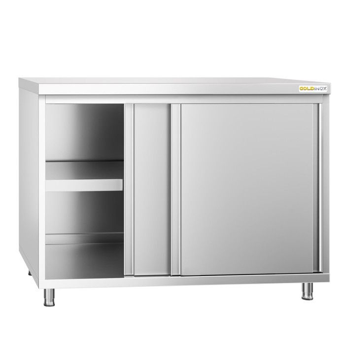 Meuble bas inox 1000x600 mm PREMIUM - GOLDINOX