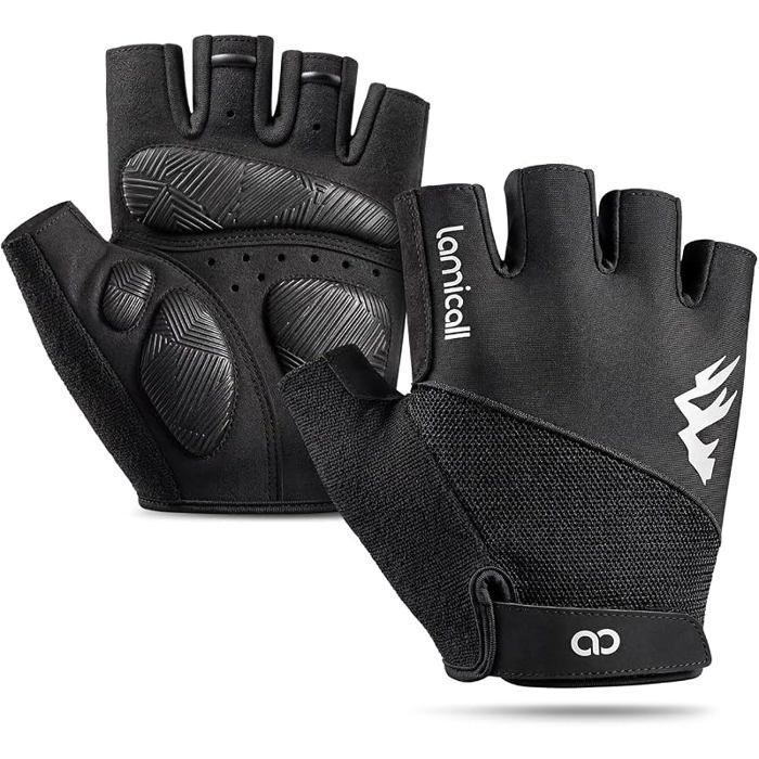 Gants de Cyclisme pour Homme et Femme Gants de Fitness - [Amortissant Respirant] Gants été pour Vélo M