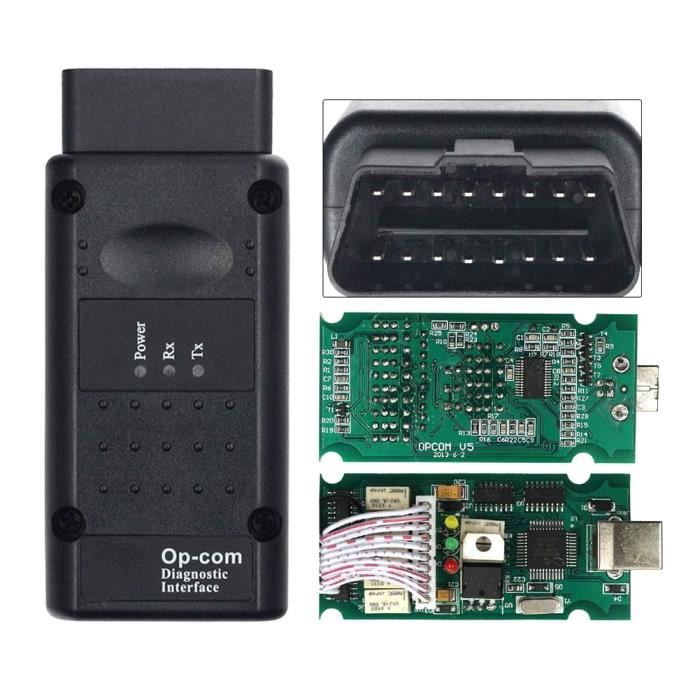 Outil de Diagnostic pour Opel OP COM OP-COM PIC18F458, Firmware OPCOM ...
