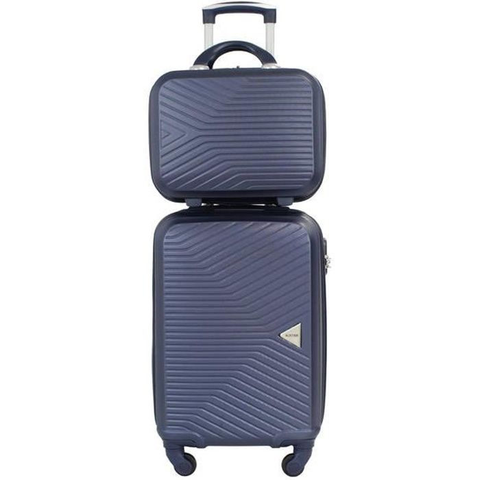 alistair "iron" valise cabine 55 cm et vanity s - bleu