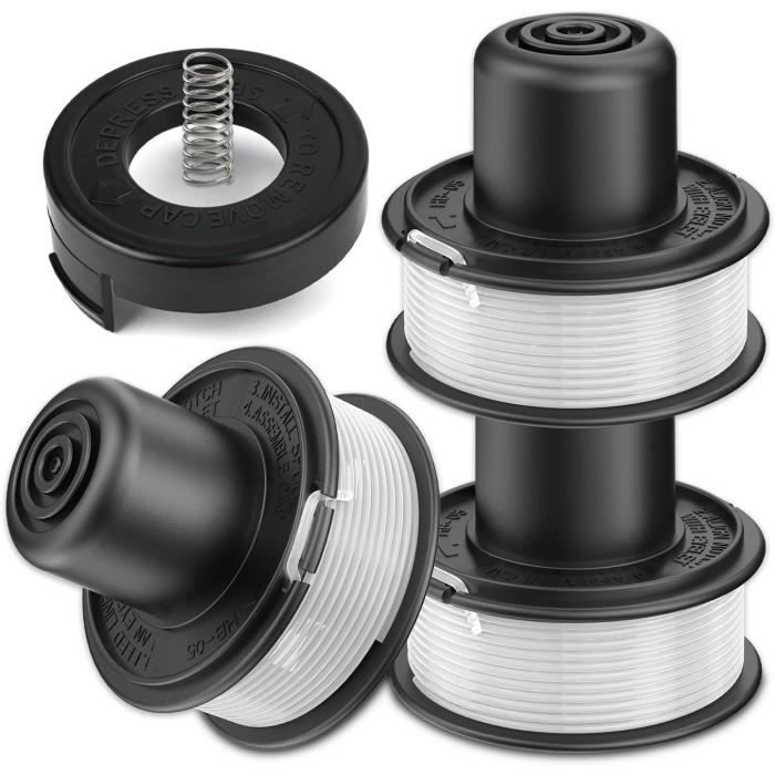 Coperchio Bobina Di Ricambio Per Tagliabordi Einhell - GC-ET 4530, RTV400, RTV550 - Foto 4
