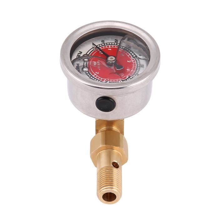 Course Universel Kit Régulateur Pression Carburant Jauge AN6 Fixation