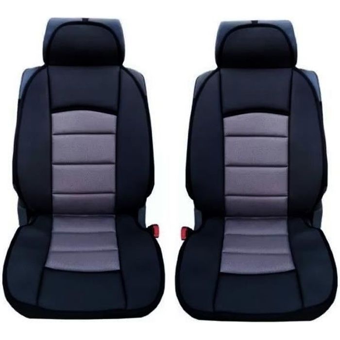 Housse de siège auto pour atelier noir loisirs et sport DELAWAY® Housse de siège de voiture avant Coussin absorbant l/'eau avec tête extensible