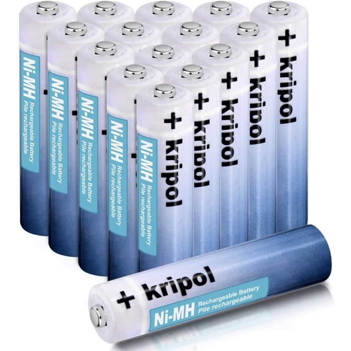 Piles Rechargeables AAA NiMH 1000mAh Micro Batterie Haute capacité et  Faible Auto-décharge 1.2V,16pcs[231] - Cdiscount Jeux - Jouets