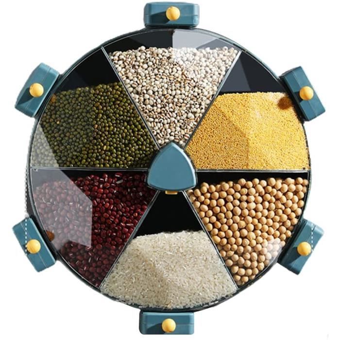 CONTENEUR DISTRIBUTEUR DE céréales de stockage de riz en plastique