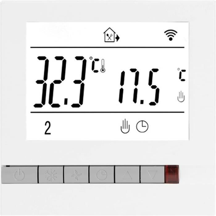 Thermostat Intelligent, 11*10*6 Thermostat De Chauffage Électrique