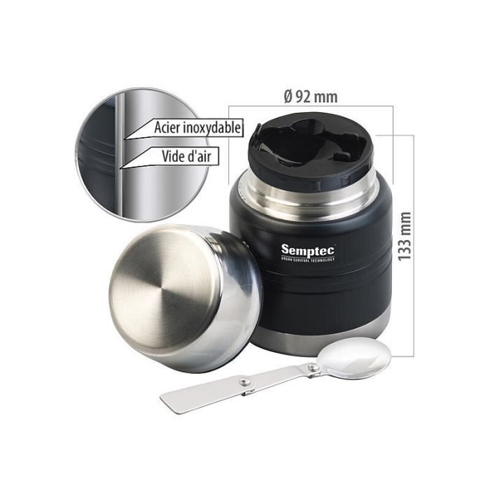 Tasse isotherme - Semptec Urban Survival Technology - 035 L - Acier inoxydable - Blanc/argent/noir