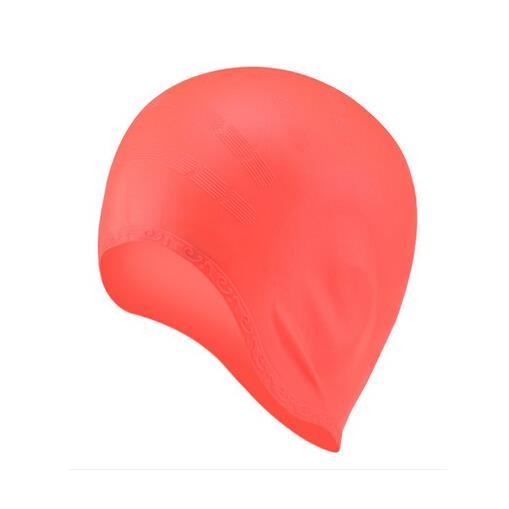 orange - bonnet de natation étanche en néoprène pour hommes et femmes, couvre-chef à cheveux longs, protectio