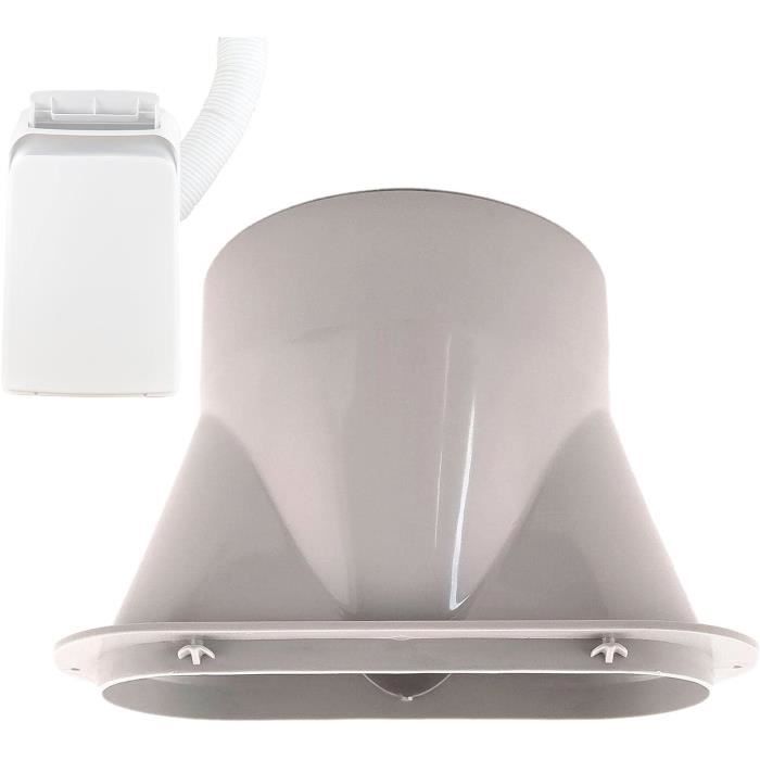 Connecteur De Conduit Léger Avec Bride Carrée Pour Tuyau De 100 à 300 Mm Matériau ABS (100