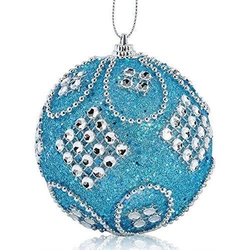 Lot de 100 boules de Noël décoratives à suspendre pour sapin de Noël