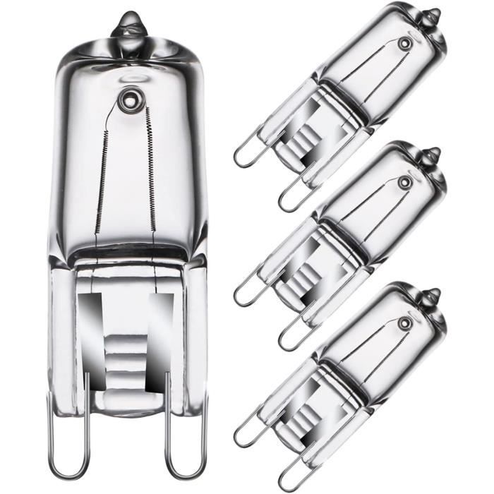 GMY Ampoule De Four G9 Halogènes G9 40W 230V Tolérance 300°C Pour Neff/AEG/ Smeg/Zanussi/Bosch- Paquet De 2
