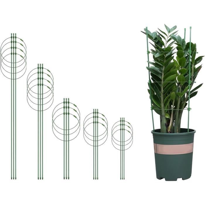 Paquet De 4 Treillis Pour Plantes Grimpantes D'intérieur 40 Cm Treillis De Jardin Empilable Pour Support De Plantes En Pot 92414391