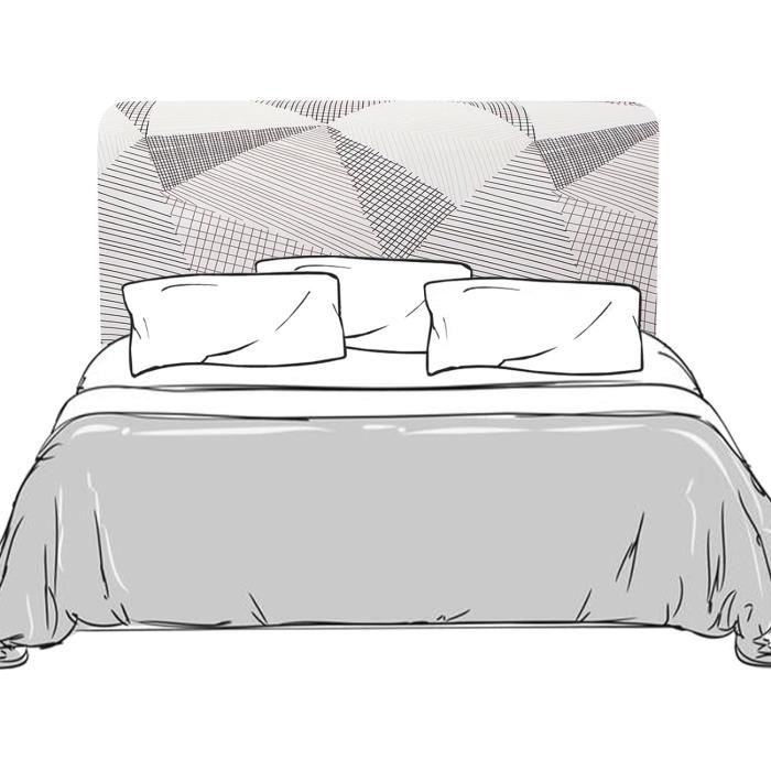Housse De Tête De Lit Extensible - Protection Anti-poussière Et Déco Chambre - Taille 120cm (vert Haricot)